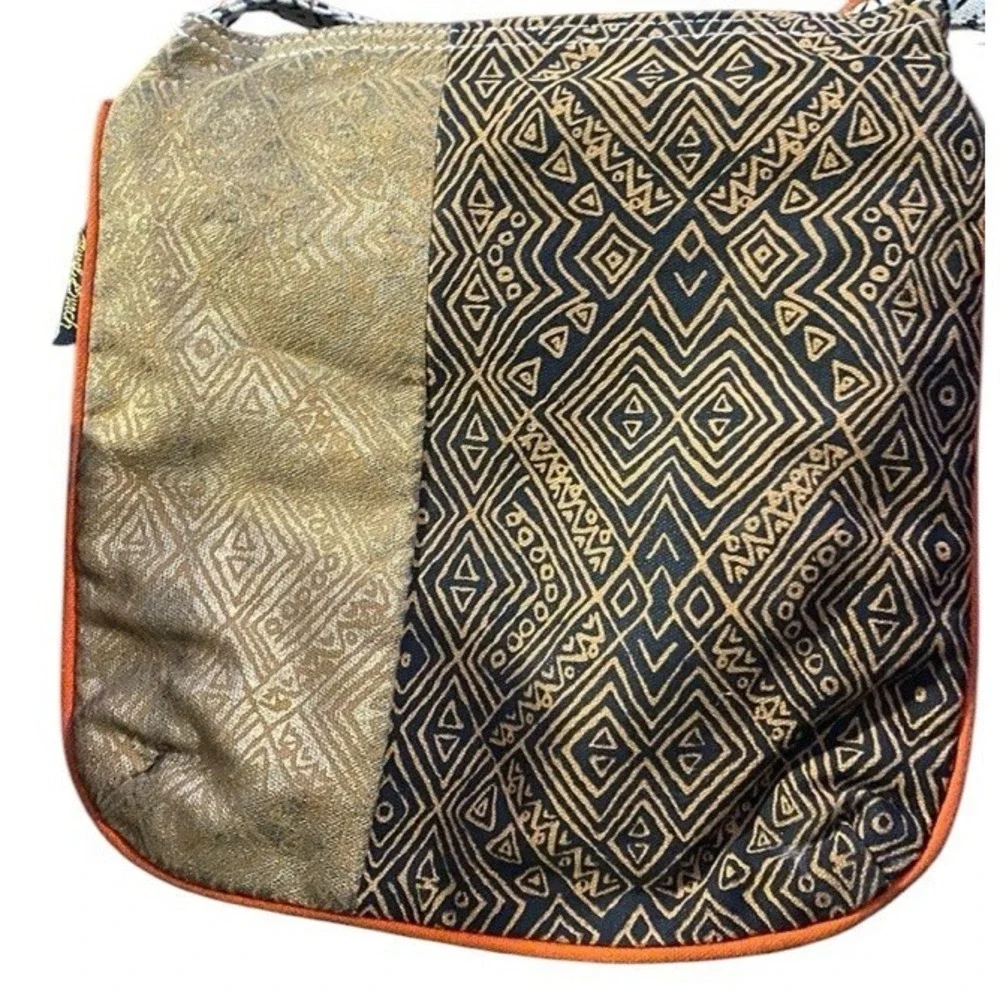 Laurel Burch Crossbody Art To Wear Patchwork Shoulder Bag